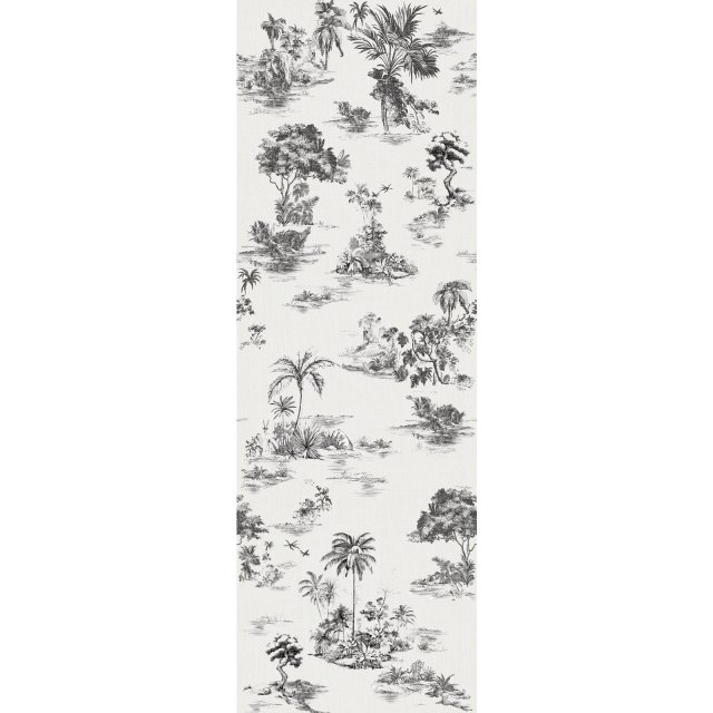 Płytka ścienna LUVIE white wallpaper safari satin 39,8x119,8 gat. I