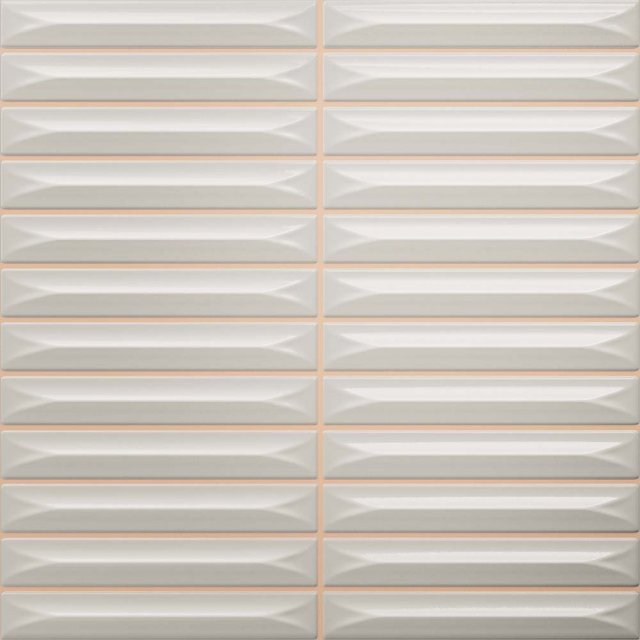 Płytka ścienna hiszpańska Vilar Albaro DART SILVER do fugowania błysz