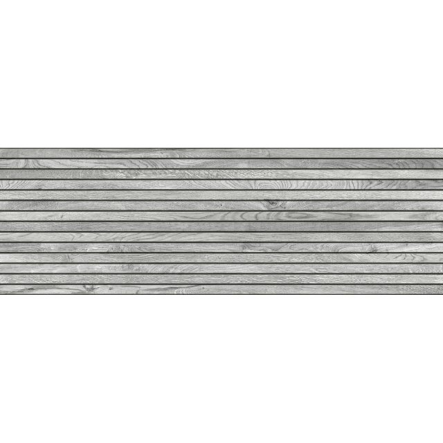 Płytka ścienna BAND WOOD grey mat 39,8x119,8 gat. I