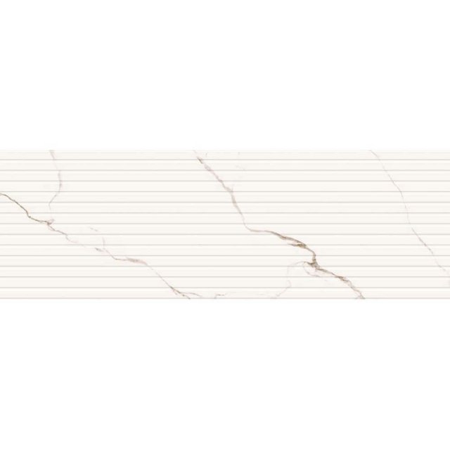 Płytka ścienna CALLVISTA white structure satin 39,8x119,8 gat. I Cers