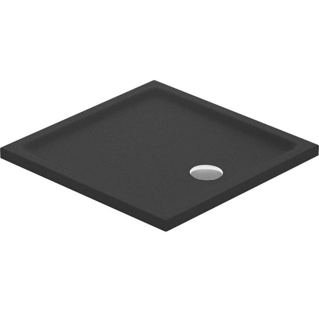 CERSANIT Brodzik kwadratowy TAKO 80x4 czarny mat S204-038
