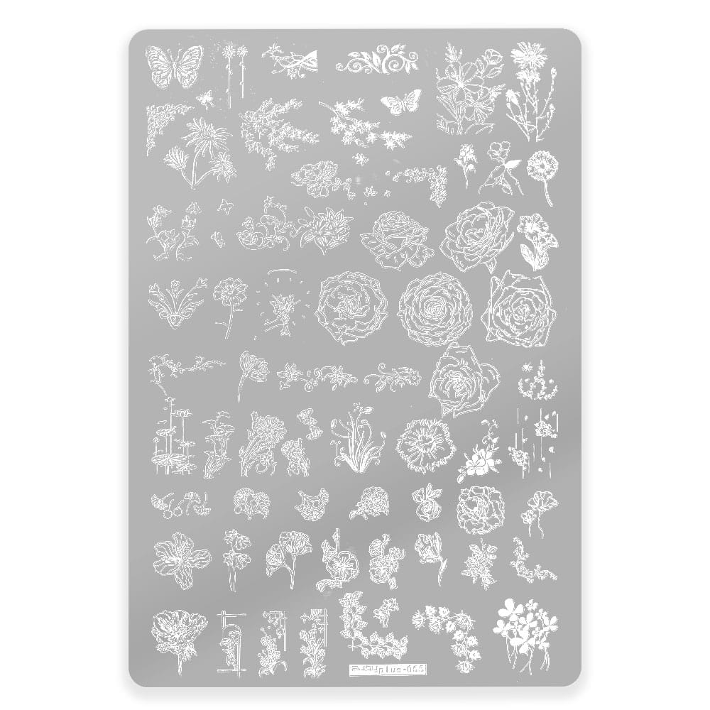 Blaszka ze wzorkami do stempli plus-055