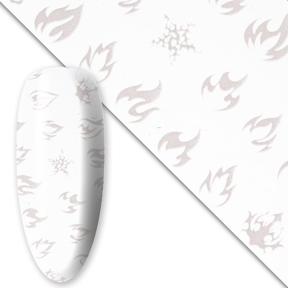 Folia transferowa Luminous Flames 100 cm świecąca w UV Nr 1