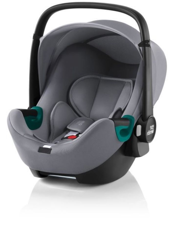 Britax Romer Baby-Safe 3 i-Size - fotelik samochodowy od urodzenia do około 15 miesiąca życia od 40 do 83 cm wzrostu-Frost Grey