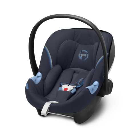 Cybex Aton M I-Size - fotelik samochodowy od 45 do 87 cm, do 13 kg-Navy Blue