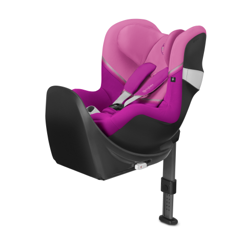 Cybex, Sirona M2 I-Size - fotelik samochodowy bez bazy od urodzenia do 105 cm, do ok. 4 lat-Manhattan Grey-Magnolia Pink