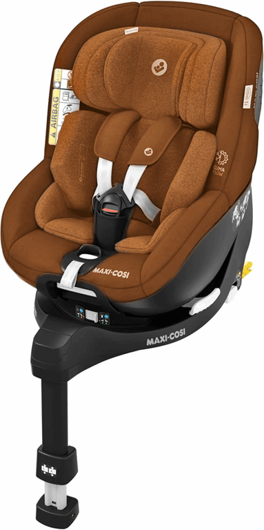 Maxi-Cosi Mica Pro Eco i-Size - fotelik samochodowy od urodzenia do ok. 4 roku życia,od 40 do 105 cm 0-18 kg-Authentic Cognac