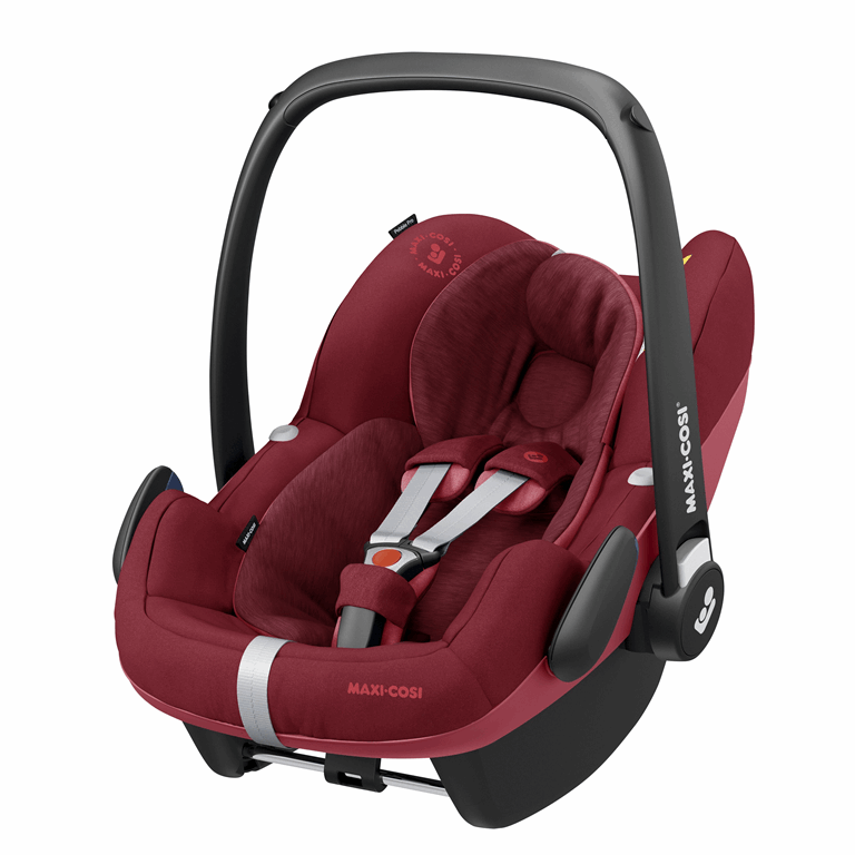 Maxi-Cosi, Pebble Pro i-Size - fotelik samochodowy od urodzenia do ok. 12 miesiąca życia 45 cm - 75 cm -Essential Red
