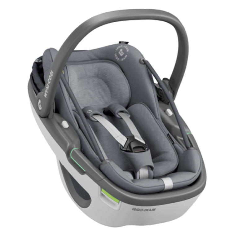 Maxi Cosi, Coral i-Size - fotelik samochodowy dla dzieci od urodzenia do ok. 12 miesiąca, od 45 do 75 cm do 13 kg-Essential Grey