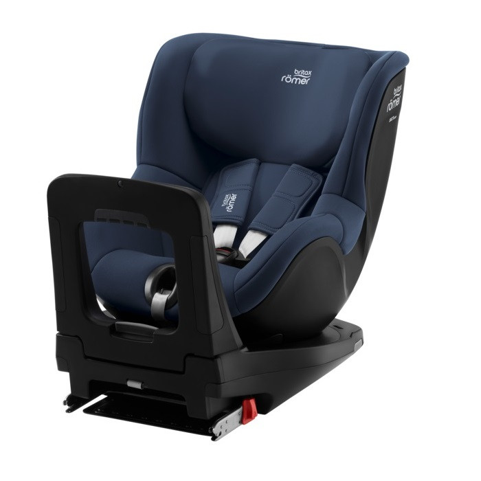 Britax Romer Dualfix M i-Size V22 - fotelik samochodowy dla dzieci od 61 do 105 cm wzrostu, do 18 kg-Indigo Blue