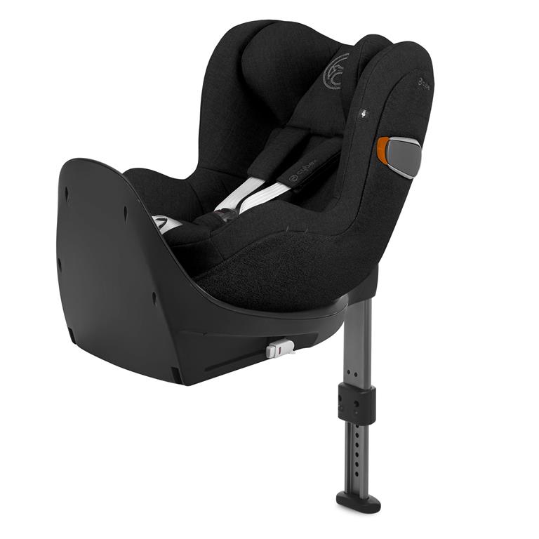 Cybex Sirona Zi i-Size - fotelik samochodowy dla dzieci o wzroście 45 - 105 cm, max. 18 kg z bazą-Plus Deep Black
