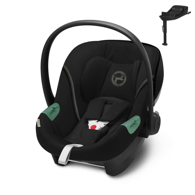 Cybex Aton S2 i-Size - fotelik samochodowy 45 cm - 87 cm, 0-13 kg + baza One-Moon Black