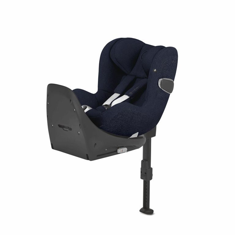 Cybex Sirona Z2 i-Size - fotelik samochodowy z bazą dla dzieci od 45 do 105 cm wzrostu, do 18 kg-Plus Nautical Blue