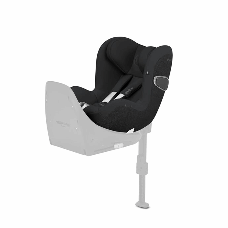 Cybex Sirona Z2 i-Size - fotelik samochodowy bez bazy dla dzieci od 45 do 105 cm wzrostu, do 18 kg-Deep Black