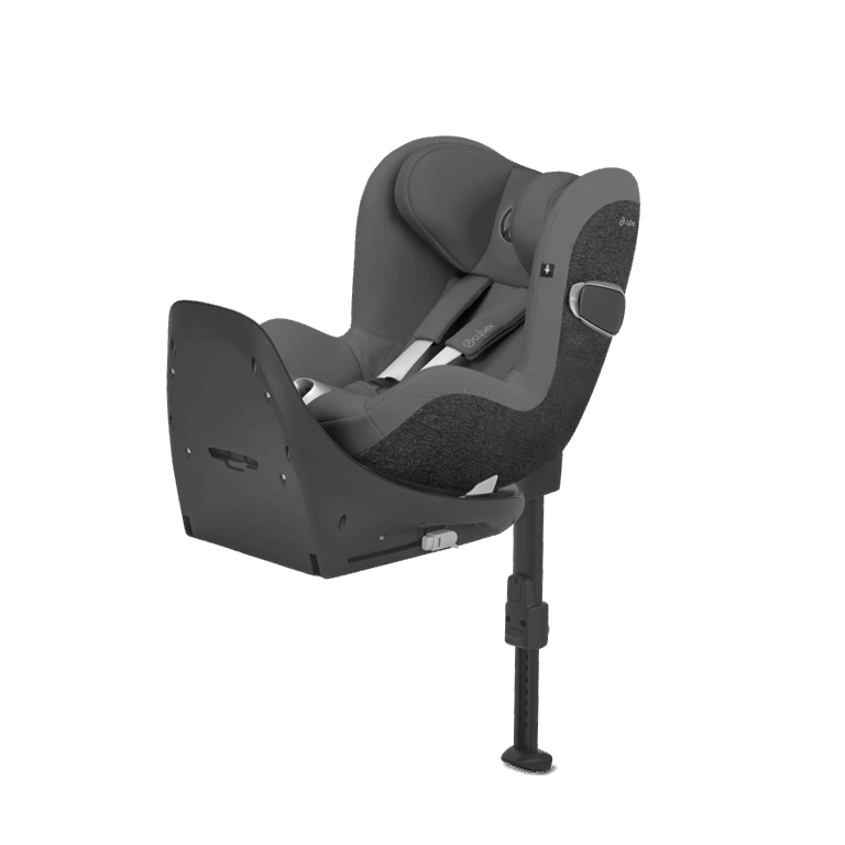 Cybex Sirona Z2 i-Size - fotelik samochodowy z bazą dla dzieci od 45 do 105 cm wzrostu, do 18 kg-Soho Grey