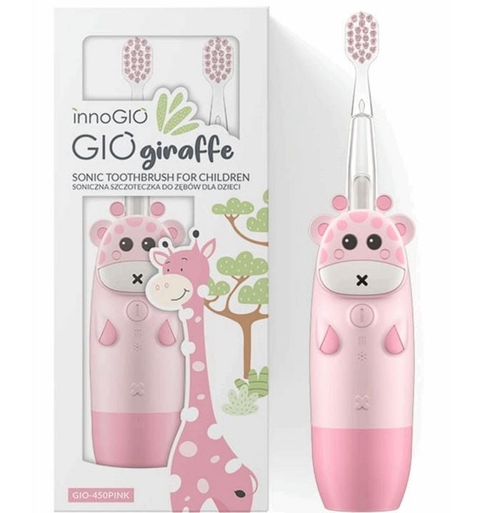 Innogio Soniczna szczoteczka do zębów GIOGiraffe Gio-450-GIO-450 Pink