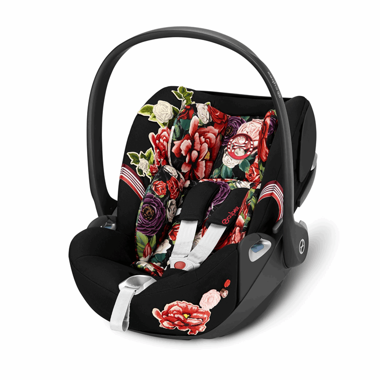 Cybex, Cloud Z i-Size Premium Collection- Fotelik samochodowy 0-13 kg-Spring Blossom Dark