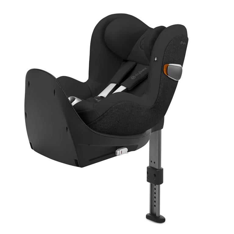 Cybex Sirona Zi i-Size - fotelik samochodowy dla dzieci o wzroście 45 - 105 cm, max. 18 kg z bazą-Deep Black
