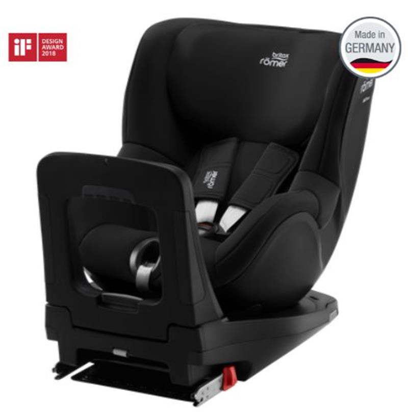 Britax Romer Dualfix i-Size - obrotowy fotelik samochodowy od urodzenia - 4 lat - 40 - 105 cm - 0 - 18 kg -Space Black