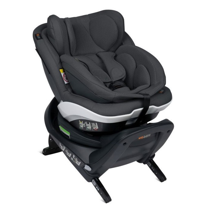 BeSafe Izi Twist B i-Size - obrotowy fotelik od 40 do 105 cm wzrostu-Antracyt Mesh