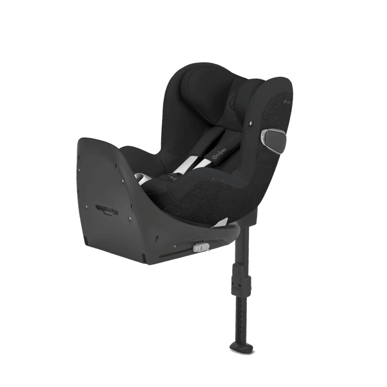Cybex Sirona Z2 i-Size - fotelik samochodowy z bazą dla dzieci od 45 do 105 cm wzrostu, do 18 kg-Deep Black