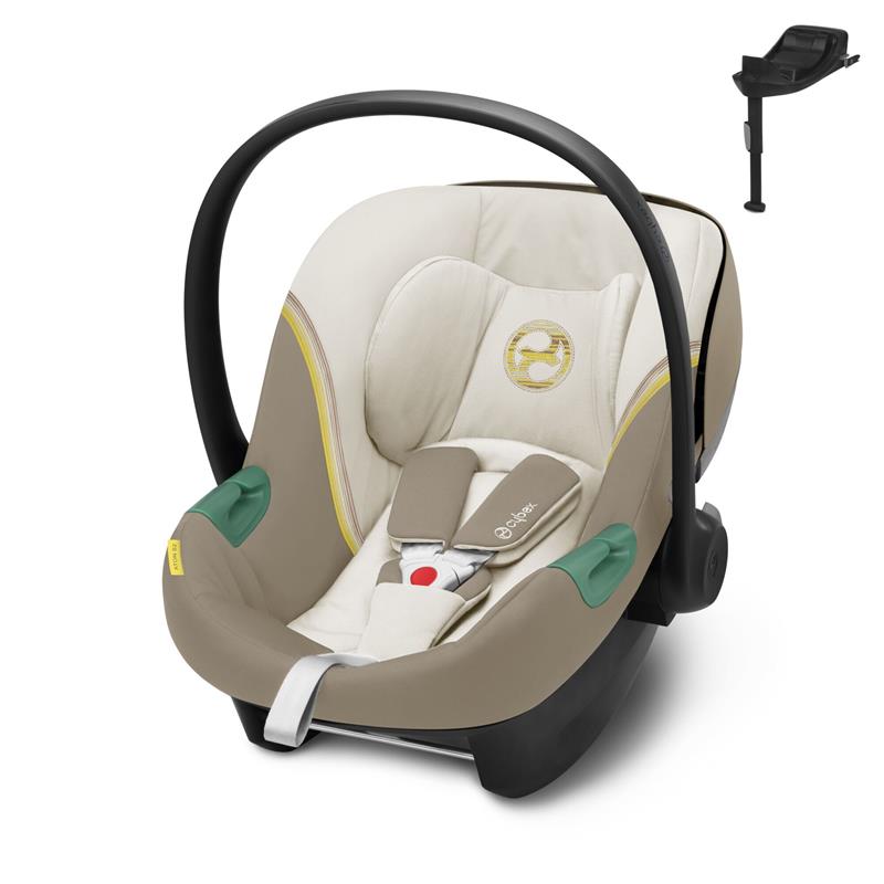 Cybex Aton S2 i-Size - fotelik samochodowy 45 cm - 87 cm, 0-13 kg + baza One-Seashell Beige