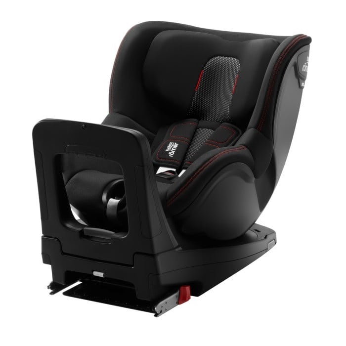 Britax Romer Dualfix M i-Size V22 - fotelik samochodowy dla dzieci od 61 do 105 cm wzrostu, do 18 kg-Cool Flow - Black