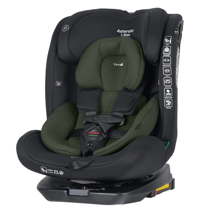 Carrello Asteroid i-Size CRL-17001 - fotelik dla dzieci 40-150 cm-Hunter Green