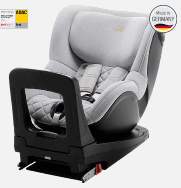 Britax Romer, Dualfix M-i-Size - Fotelik samochodowy od 3 miesięcy - 4 lat - 18 kg (61 - 105 cm)-Nordic Grey