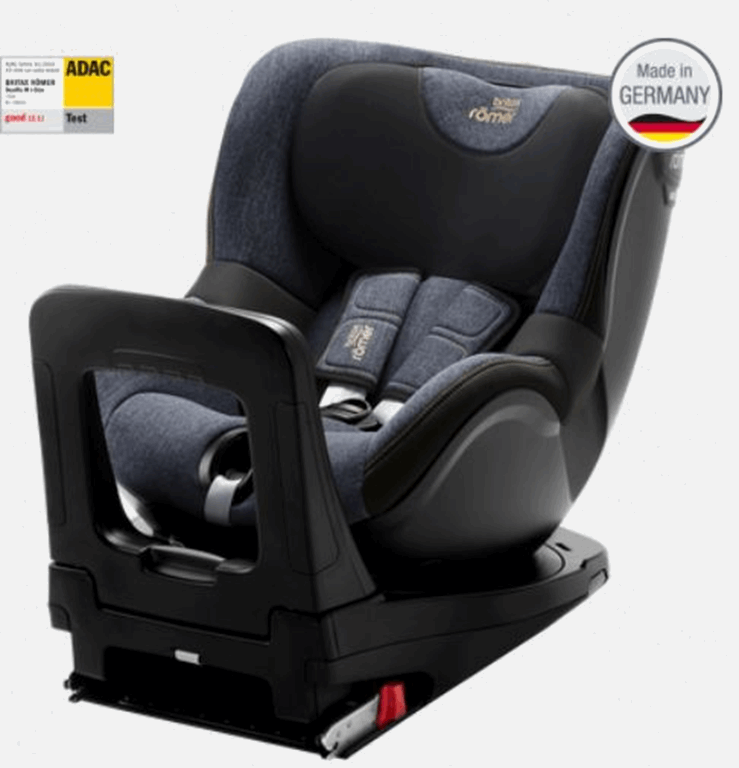 Britax Romer, Dualfix M-i-Size - Fotelik samochodowy od 3 miesięcy - 4 lat - 18 kg (61 - 105 cm)-Blue Marble