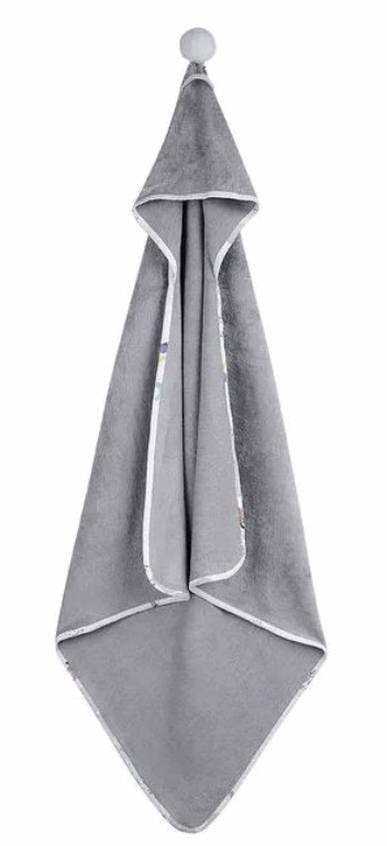 Szumisie, Ręcznik bambusowy 100 x 100 cm-Szary