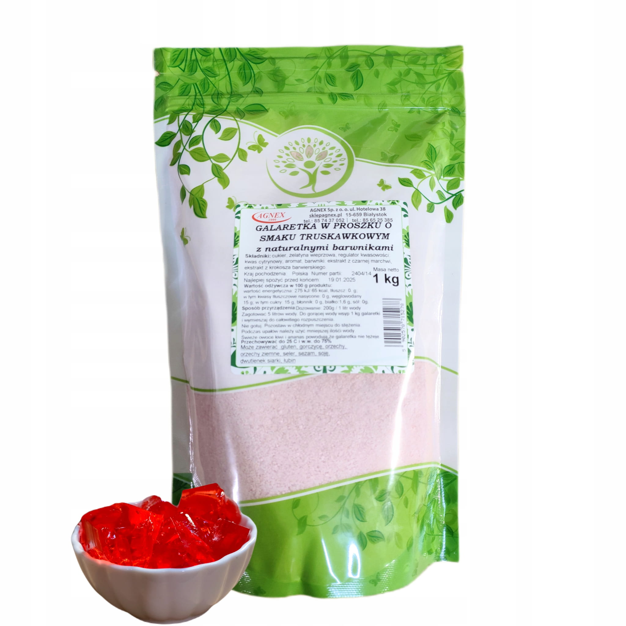 Galaretka truskawkowa 1kg