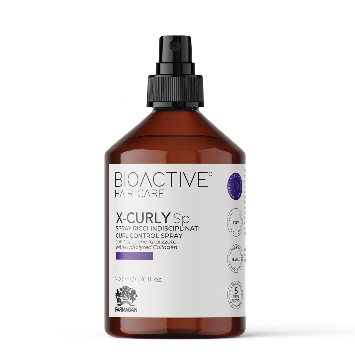 FARMAGAN X-CURLY Dyscyplinujący spray do włosów 200ml