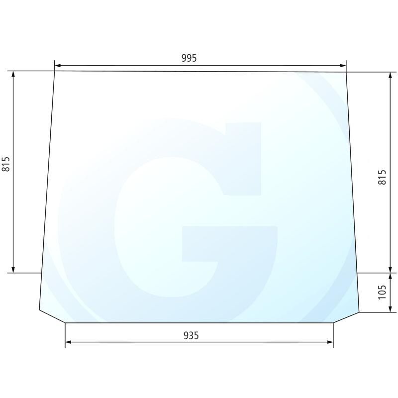 Szyba przednia Ford seria 40 83995040