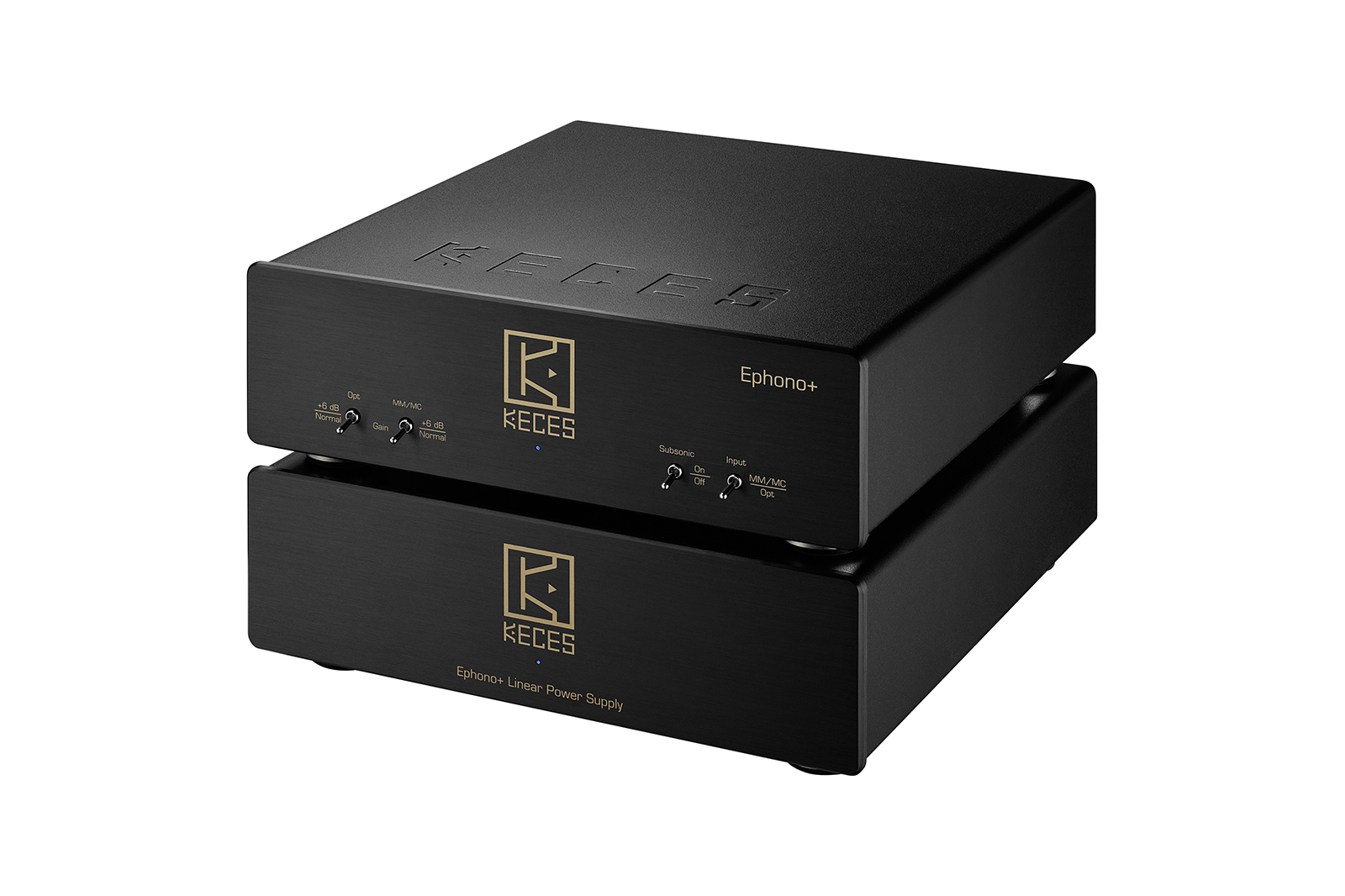 Keces audio ephono+ – zaawansowany przedwzmacniacz gramofonowy z zewnętrznym zasilaczem liniowym