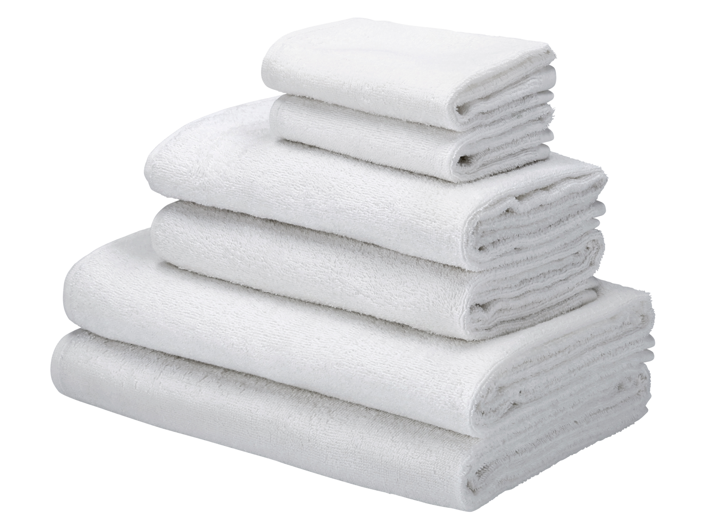 Livarno home Komplet 6 ręczników frotté Biały