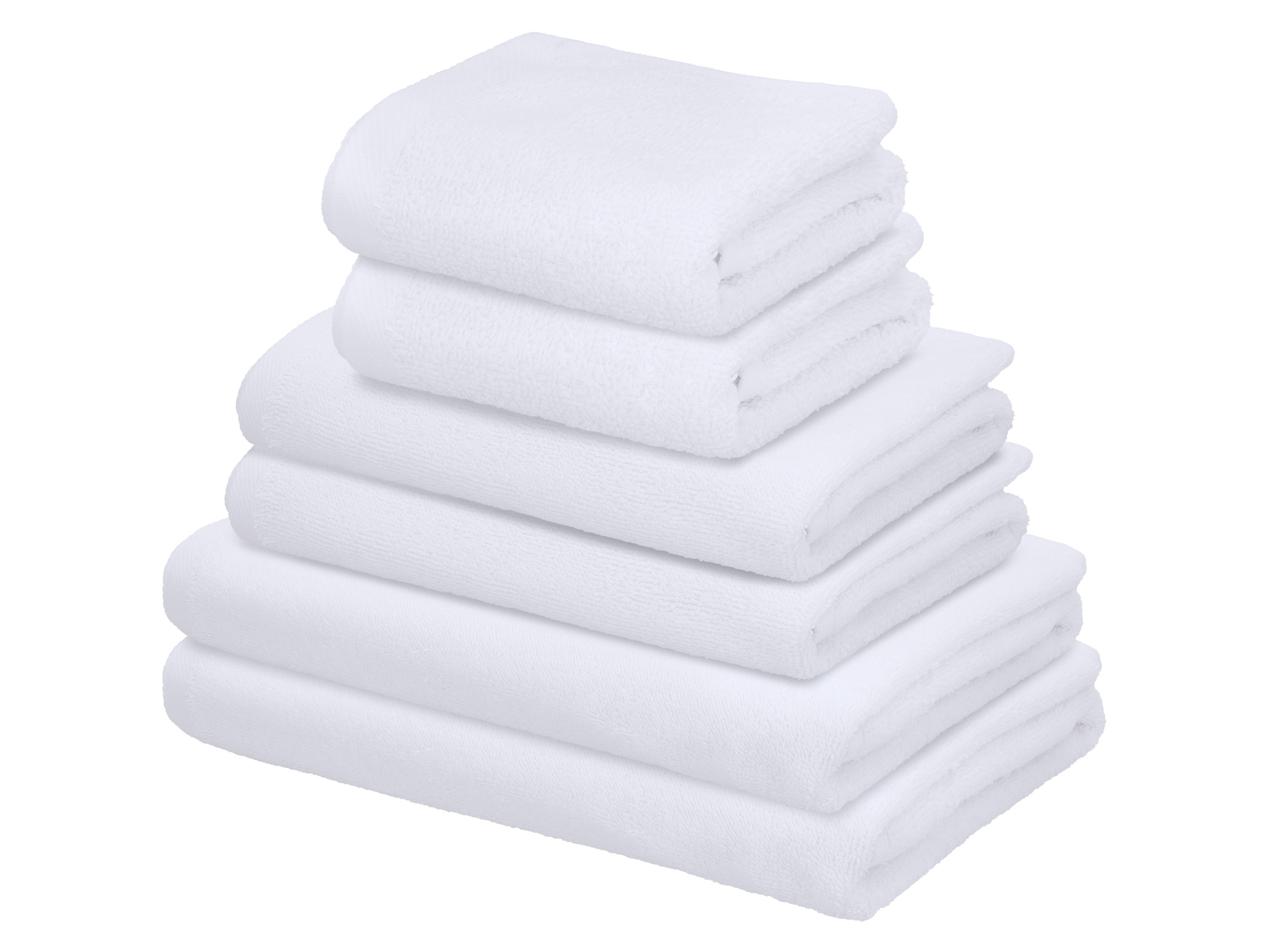 Livarno Komplet 6 ręczników Biały