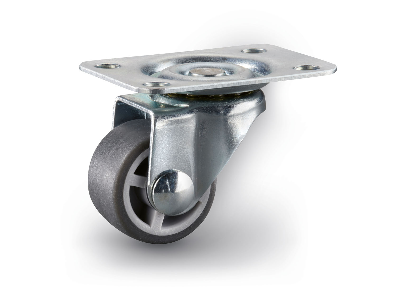 Parkside Zestaw 4 kółek z miękką powierzchnią Mini-kółka skrętne, 4 sztuki