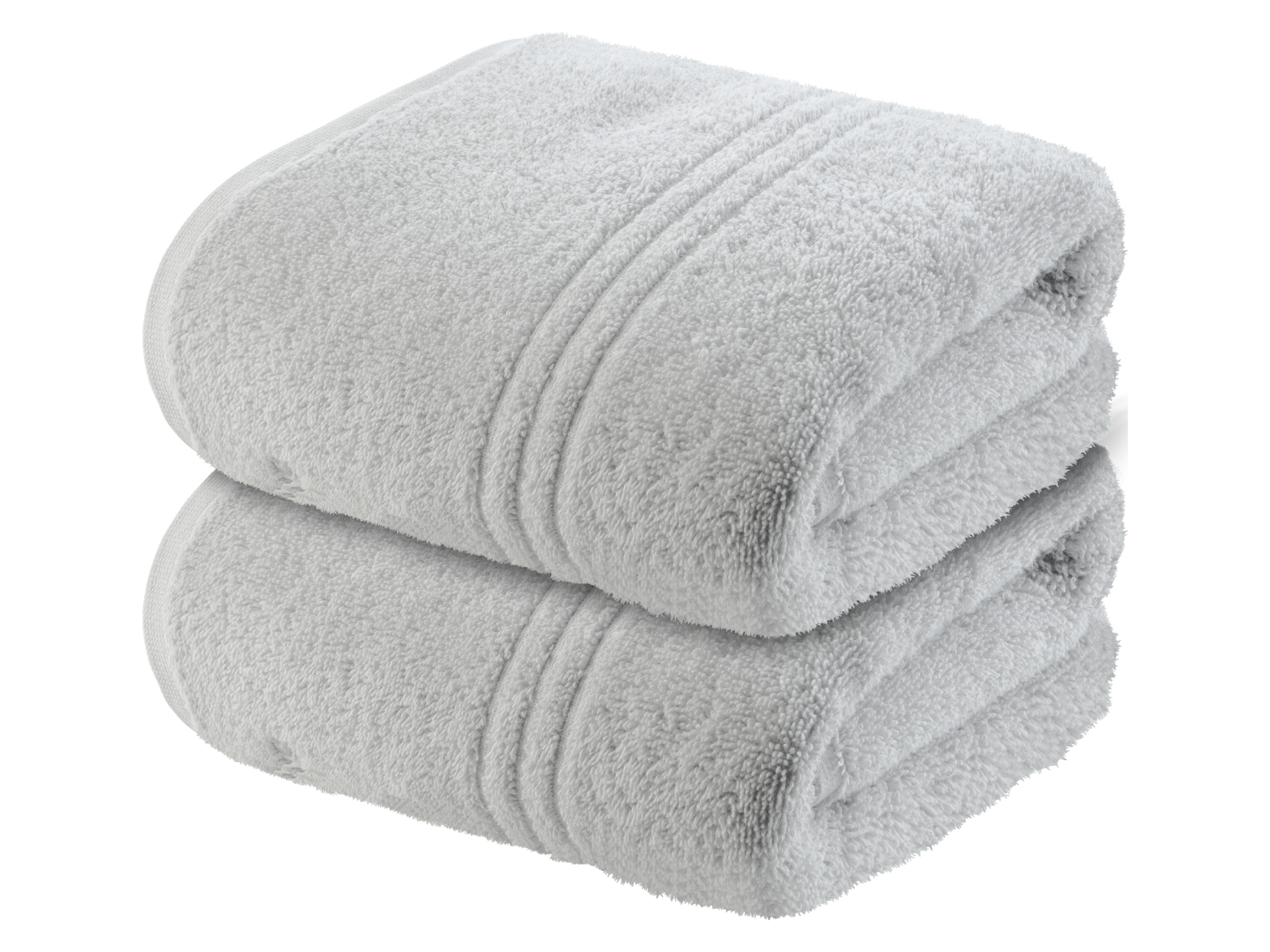 Sansibar Komplet 2 ręczników frotte, 50 x 100 cm Jasnoszary