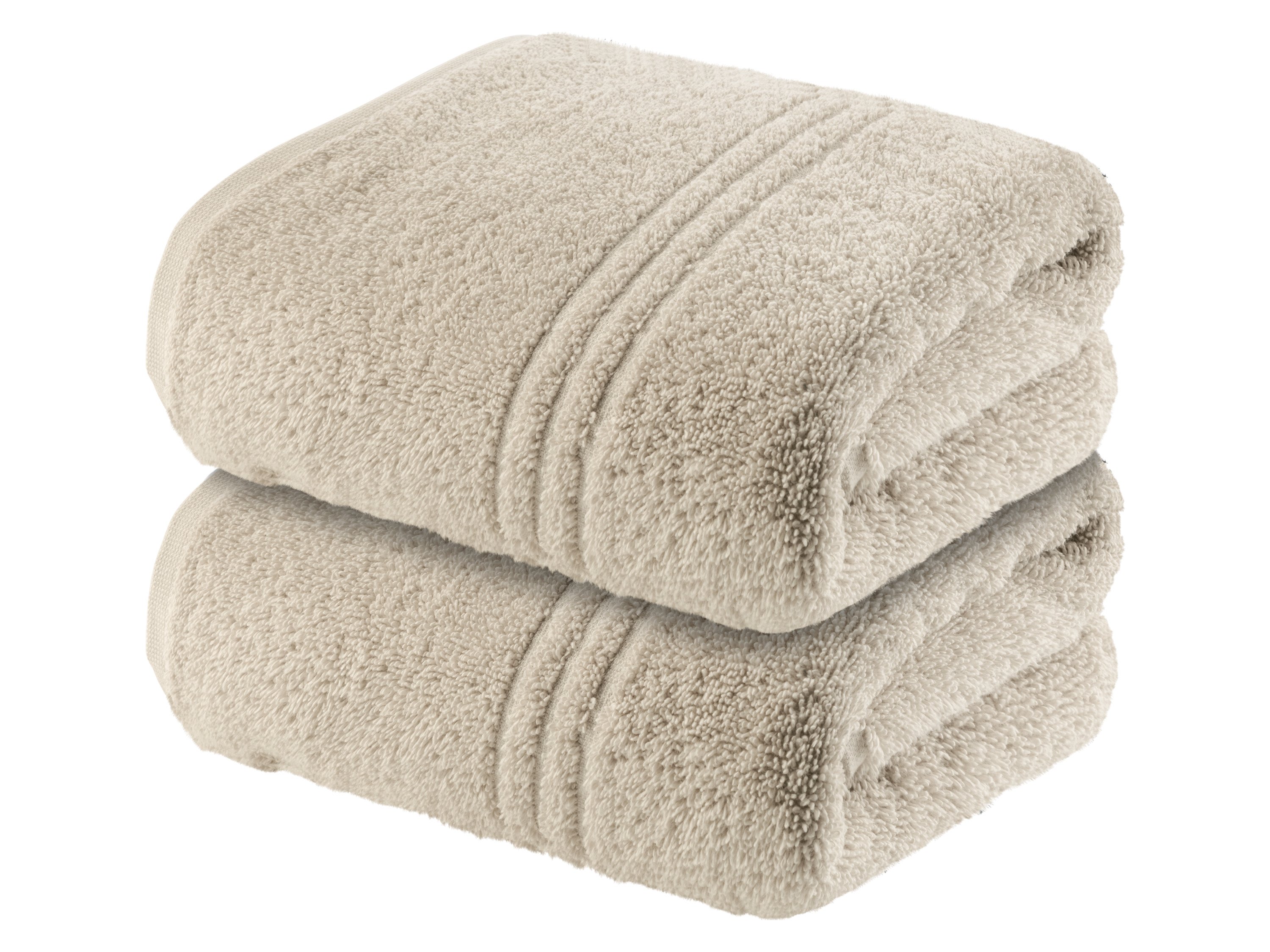 Sansibar Komplet 2 ręczników frotte, 50 x 100 cm Beżowy