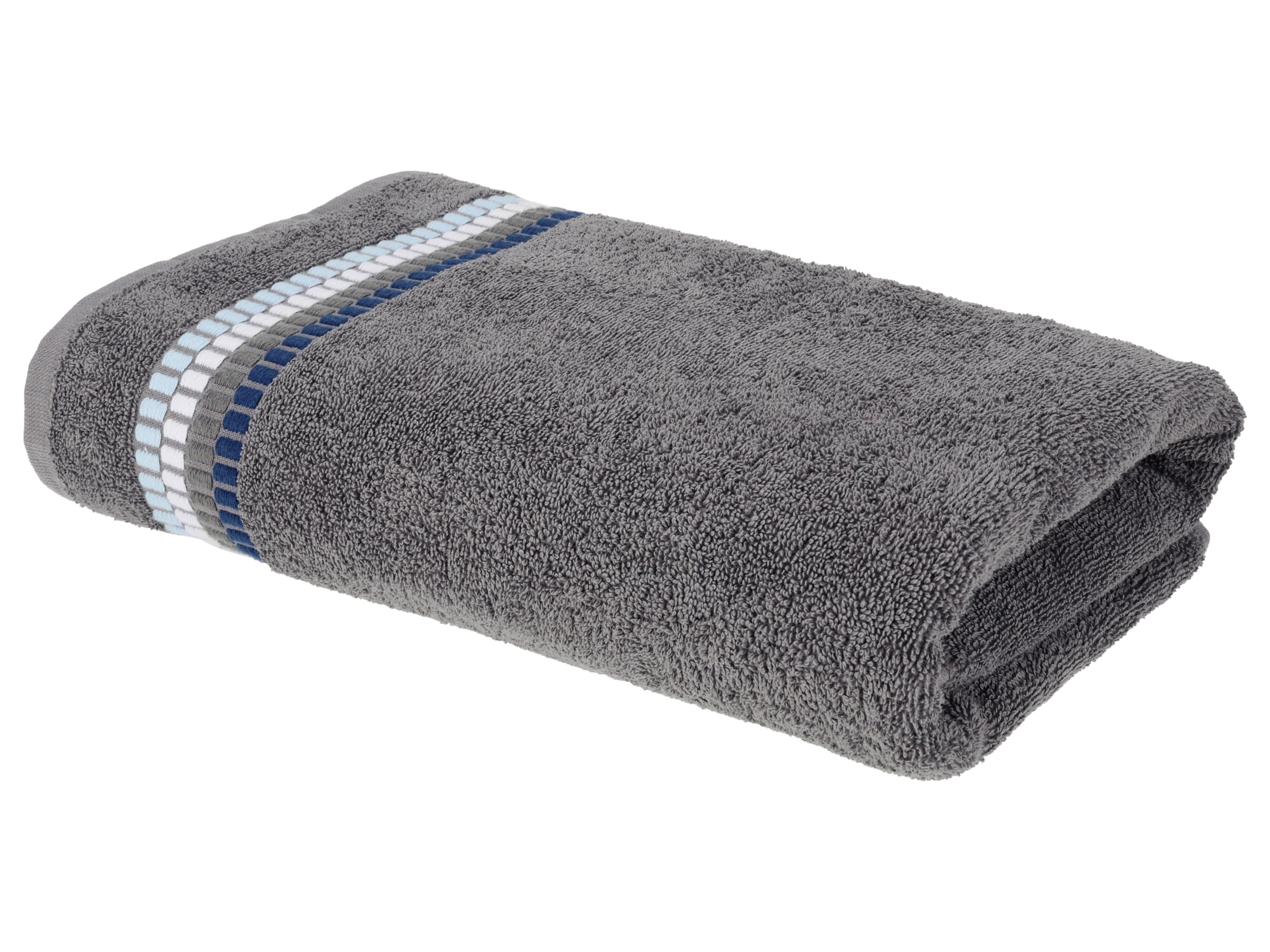 Livarno Ręcznik kąpielowy frotté, 70 x 140 cm Szary