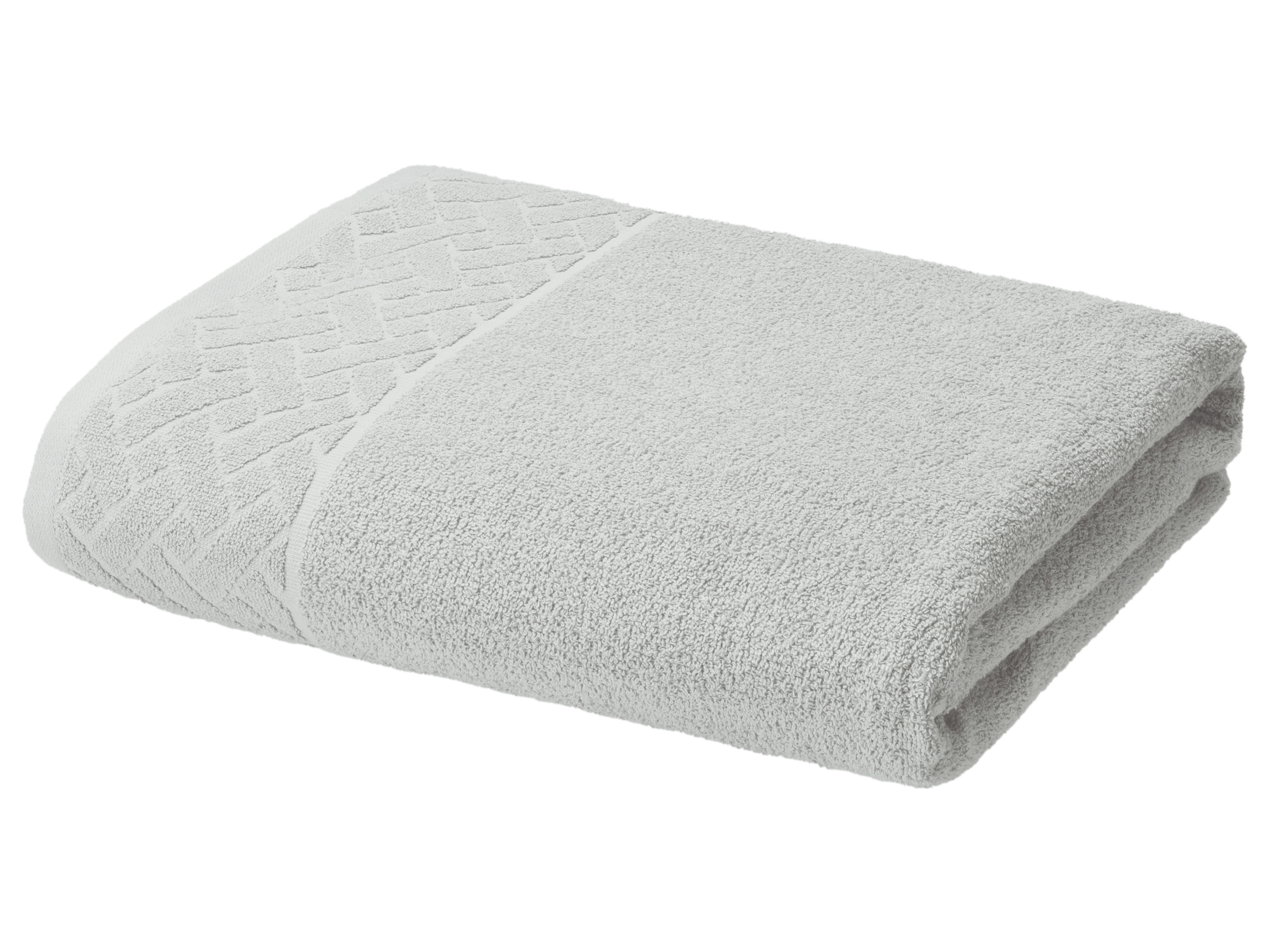 Livarno Ręcznik kąpielowy frotte, 100 x 150 cm Szary