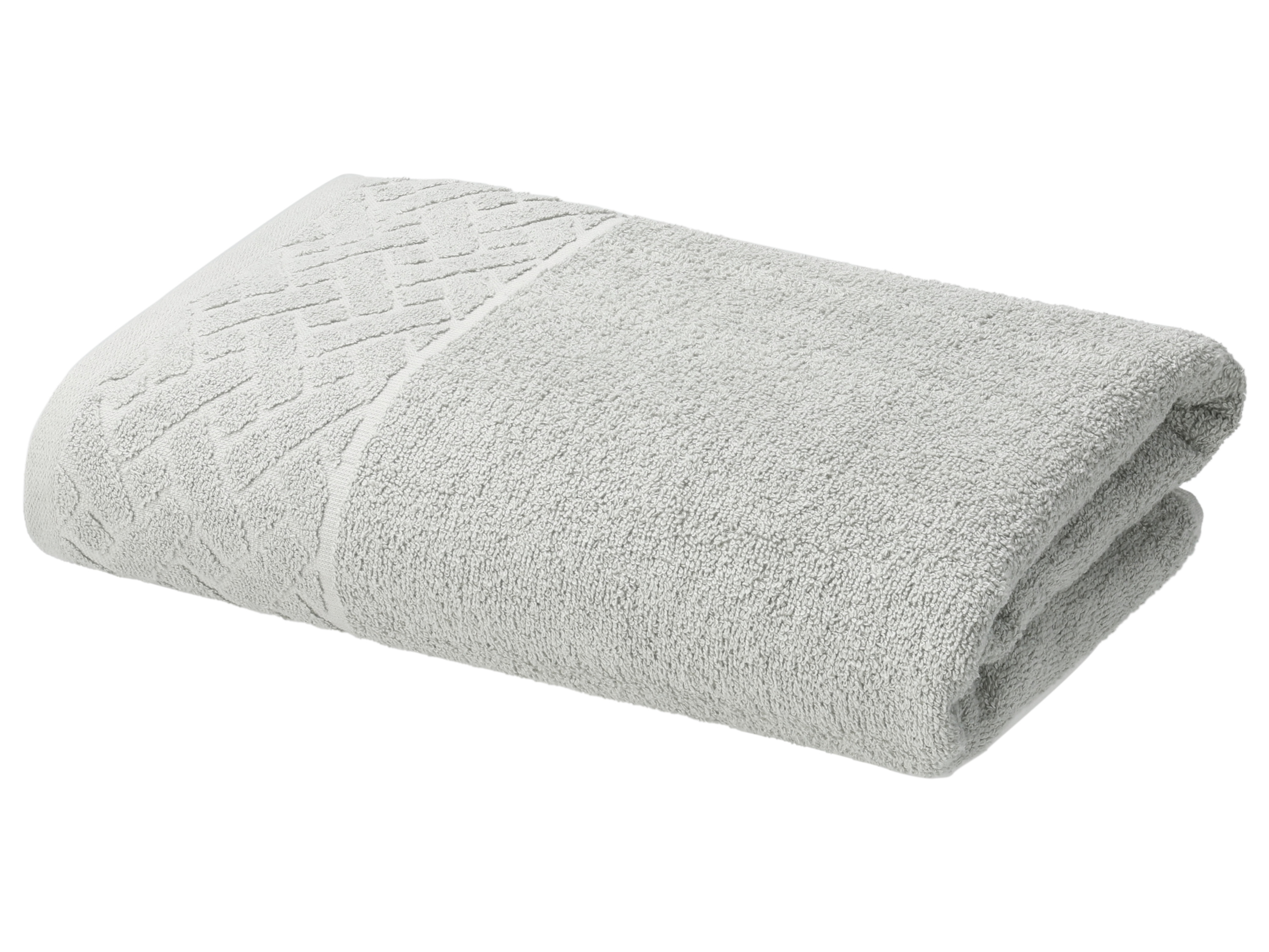 Livarno Ręcznik kąpielowy frotte, 70 x 140 cm Szary