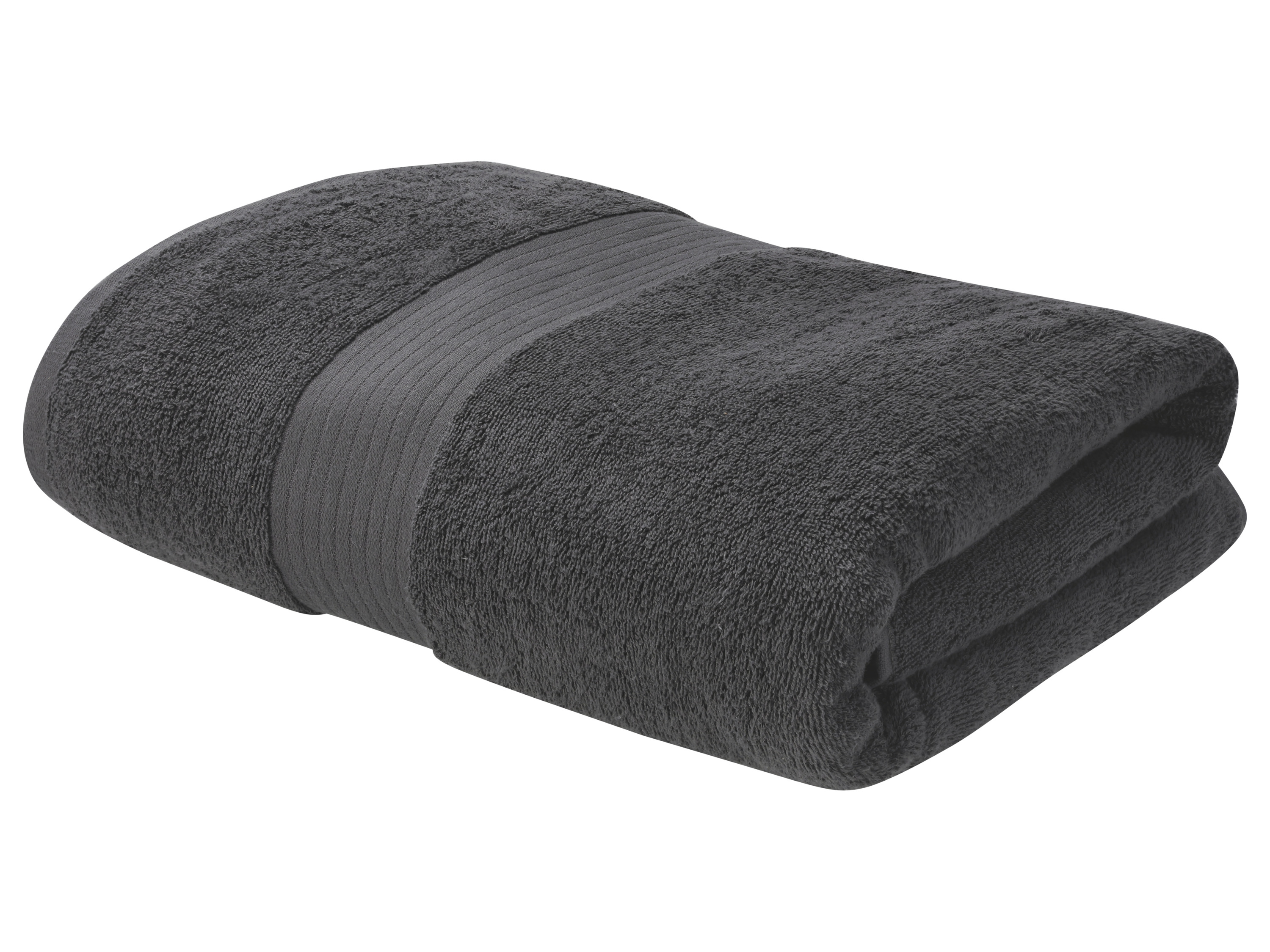 Livarno Ręcznik kąpielowy frotte, 100 x 150 cm Szary