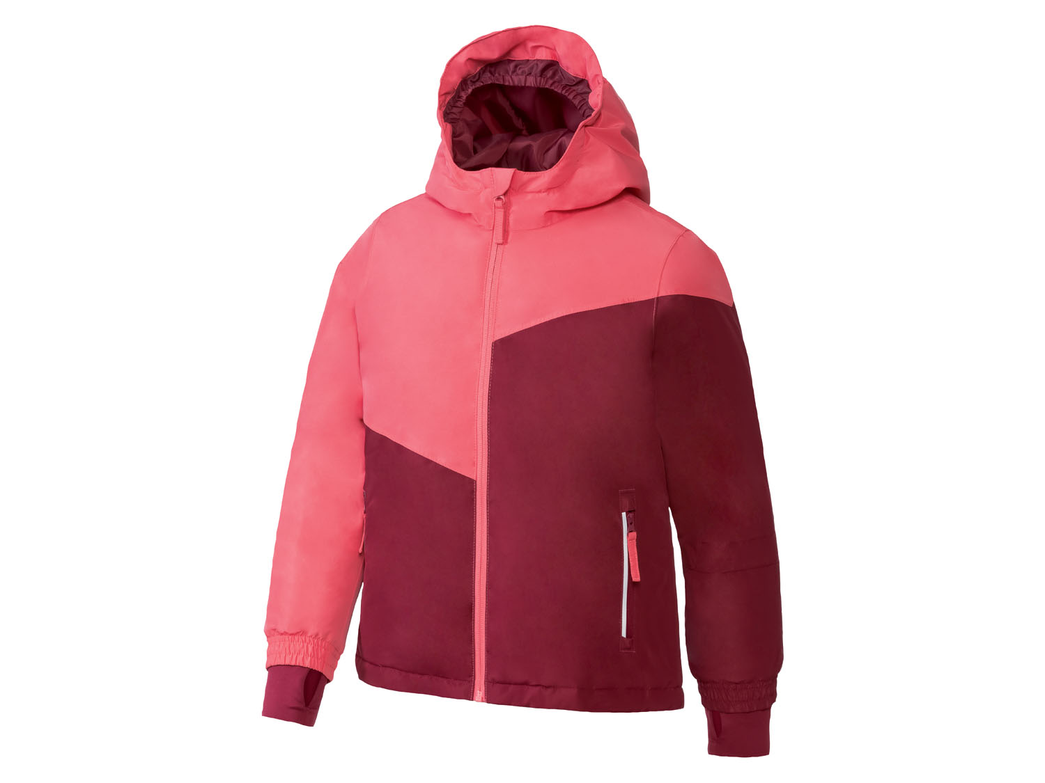 Crivit Kurtka narciarska dziewczęca, 1 sztuka 146/152, Koralowy
