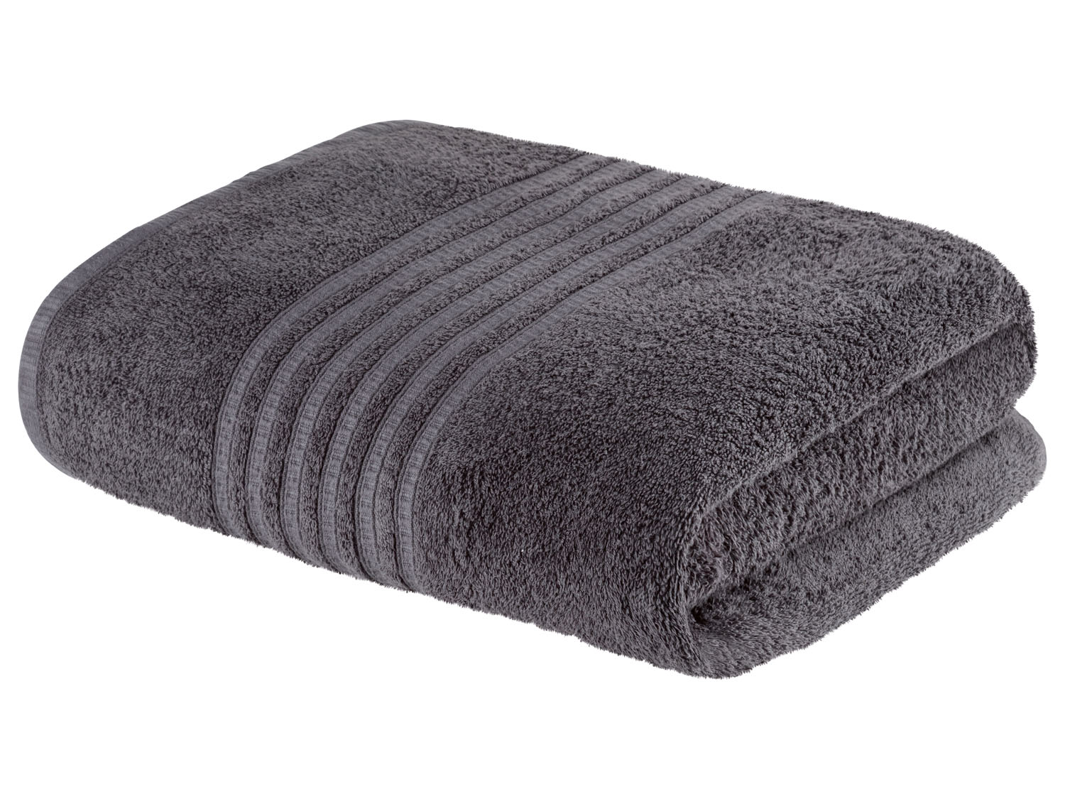 Livarno home Ręcznik kąpielowy frotté, 100 x 150 cm Szary