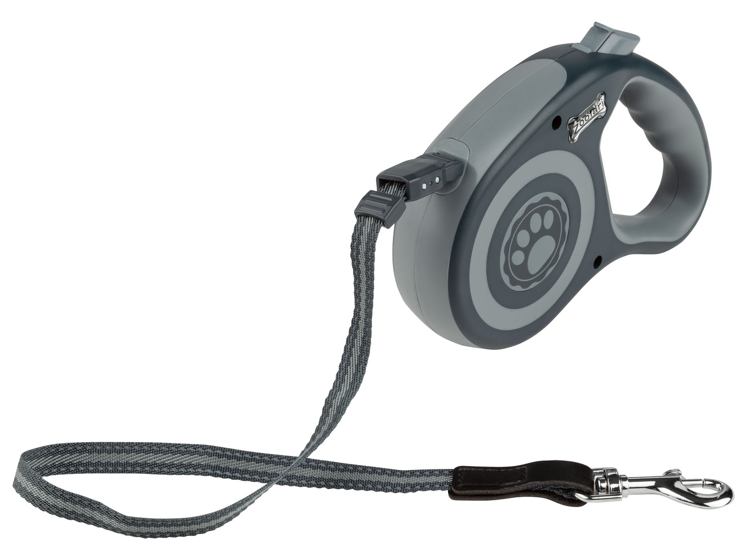 zoofari Smycz automatyczna Duży, Szary/antracytowy