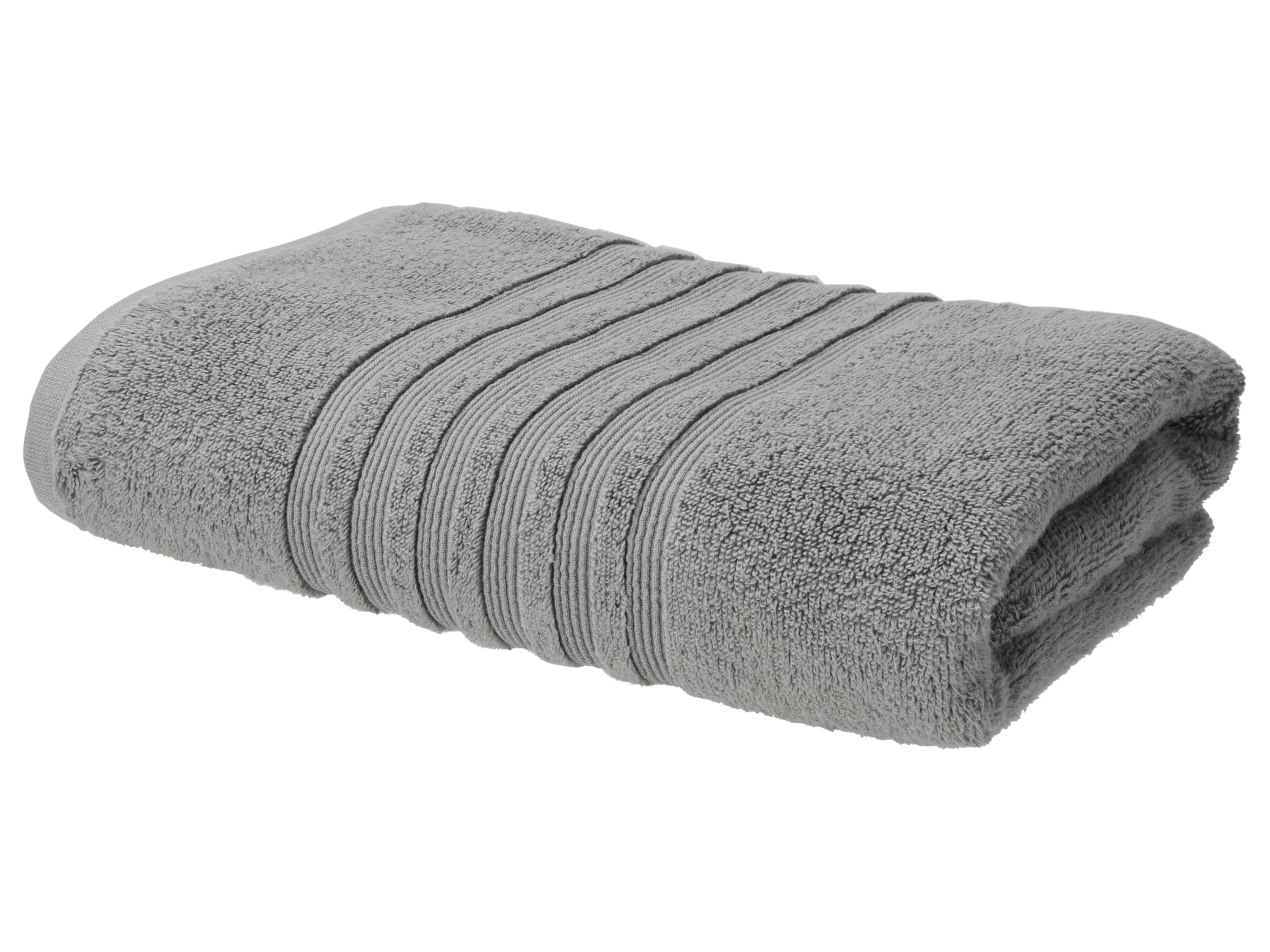 Livarno Ręcznik kąpielowy frotté Zero Twist, 70 x 140 cm Szary