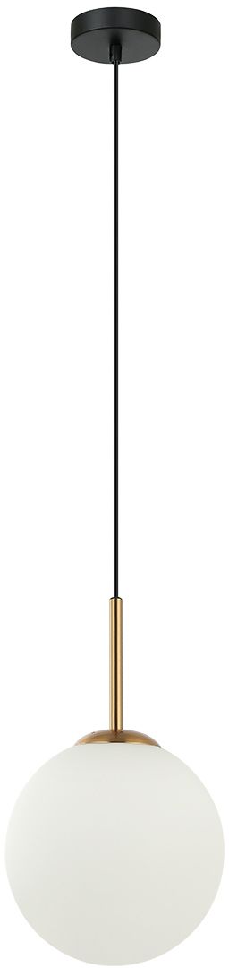 Darmowa Dostawa - Lampa wisząca 1x40 W czarna-brązowa Italux Deore PND55781SBROBK