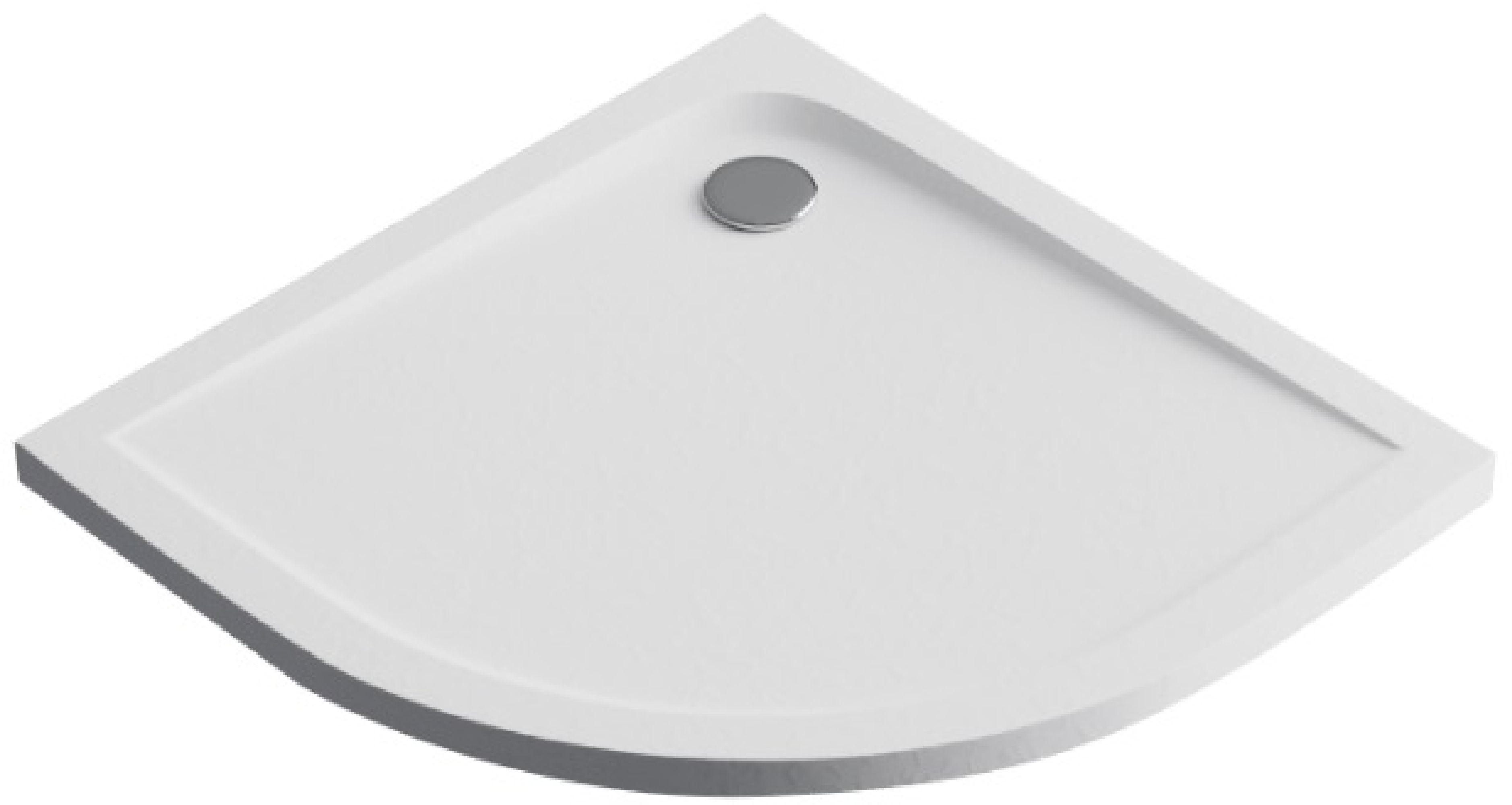 Darmowa Dostawa - Brodzik półokrągły 90x90 cm biały Excellent Sense X BREX1404090090WHN